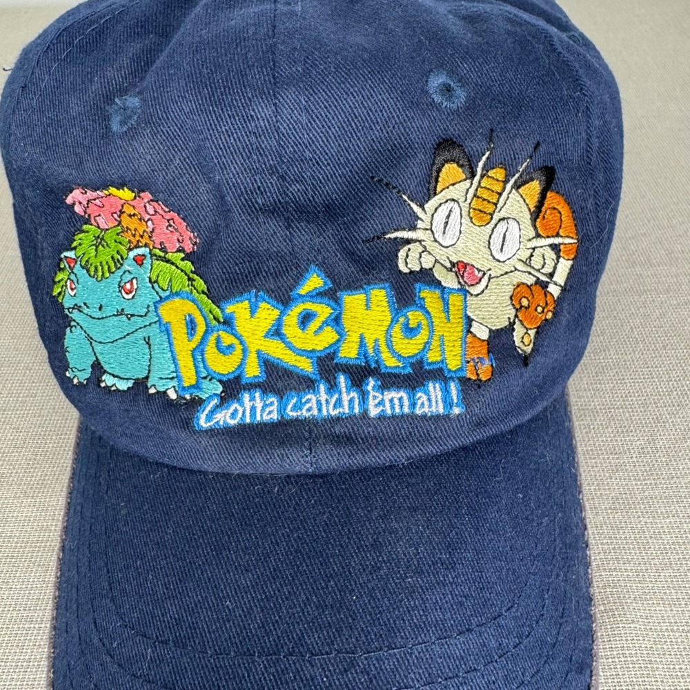 Vintage Pokeman Gotta catch 'em all!‎ Navy hat  Head Start tag